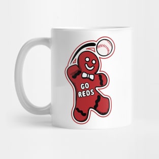 Cincinnati Reds Gingerbread Man Mug